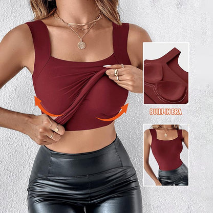 Sculpt Tank with Built-In Bra